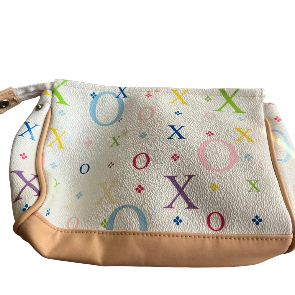 XOXO White Multicolor Cosmetic Case